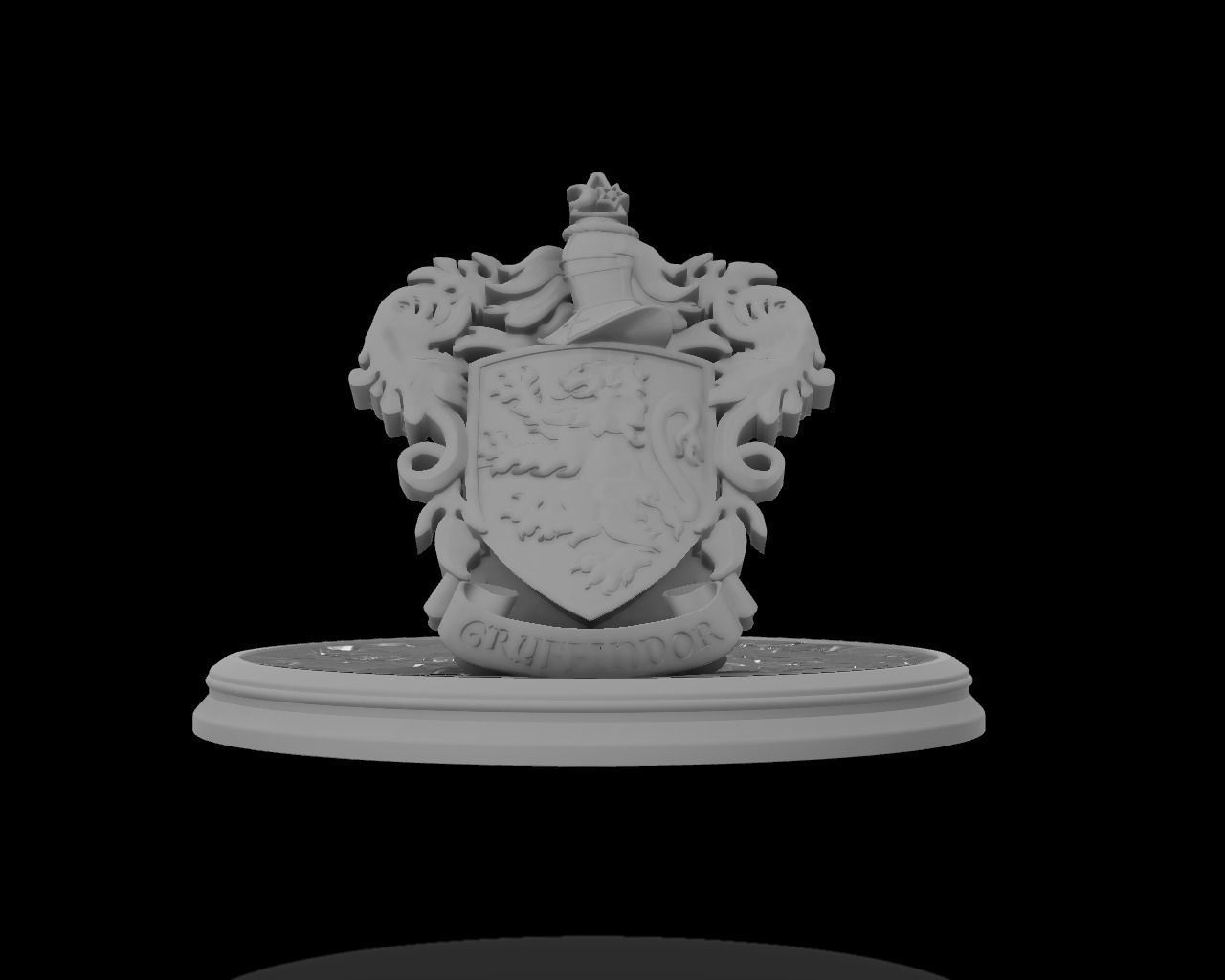 Hogwarts Legacy - Gryffindor PS5-PS4-XBOX controller stand 3D print model_4