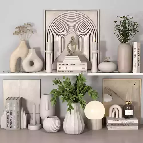 Decorativeset02 items on shelf