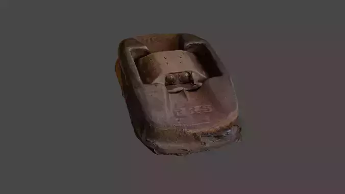 Cats Eye Road Retroreflector 3D model