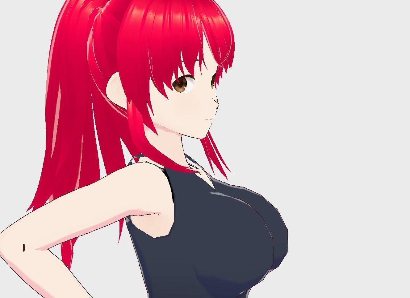 Anime Girl Vrchat 3D model Low-poly 3D model_12