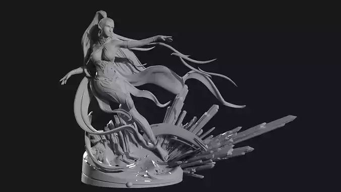 Shiva Final Fantasy VII 3D print model