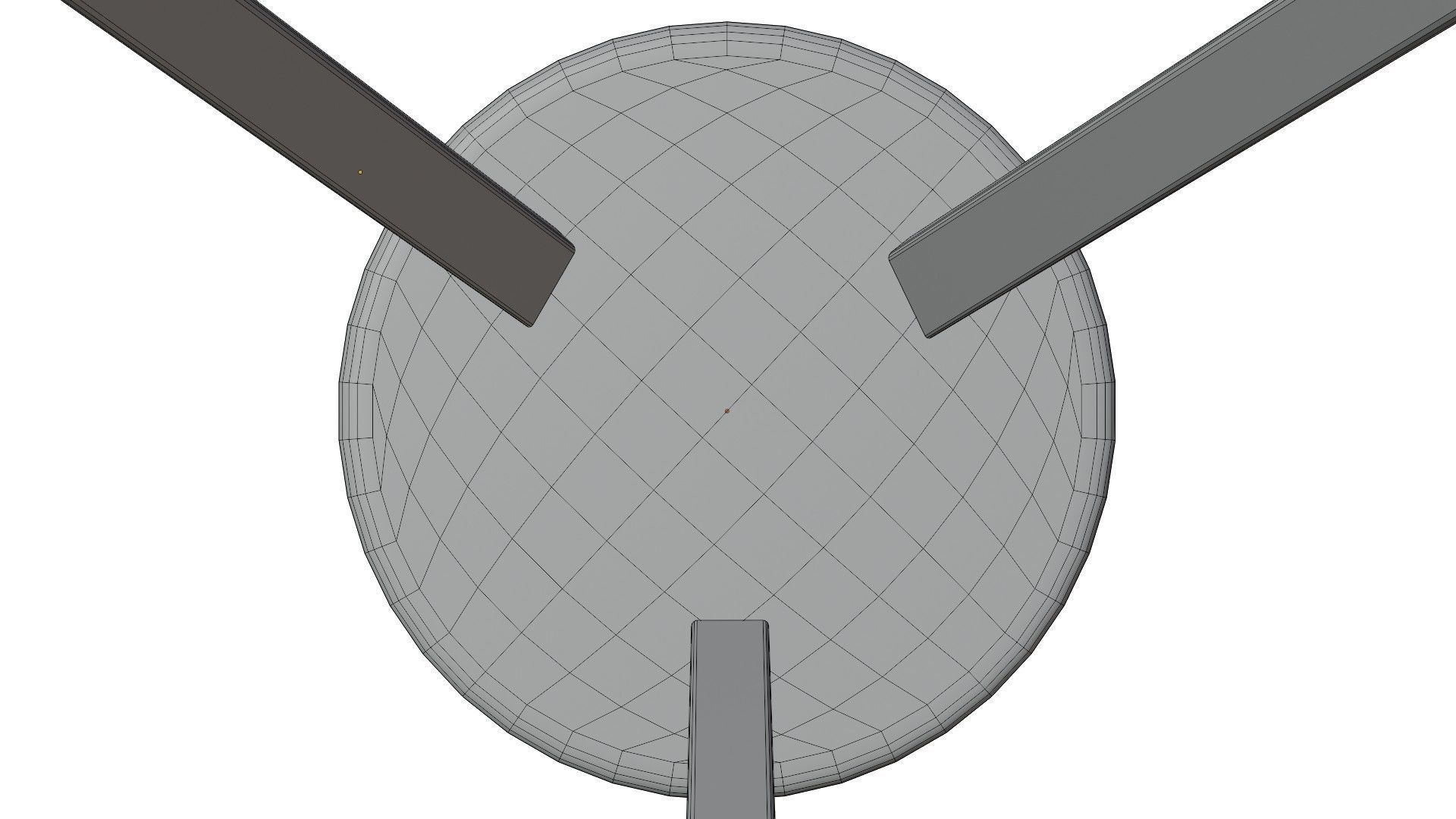 Wooden Stool 3D model_12