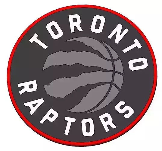 COASTER 100MM RAPTORS LOGO