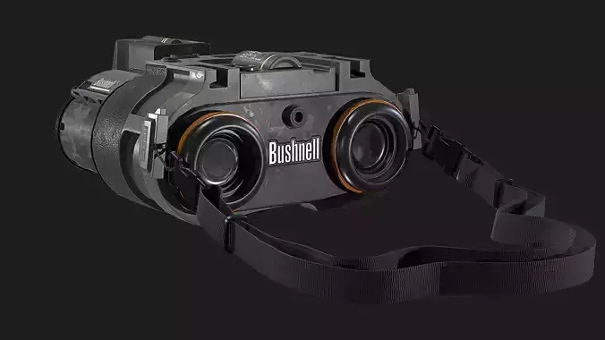 PBR Game Ready Military Binoculars 3D Model Low-poly 3D model