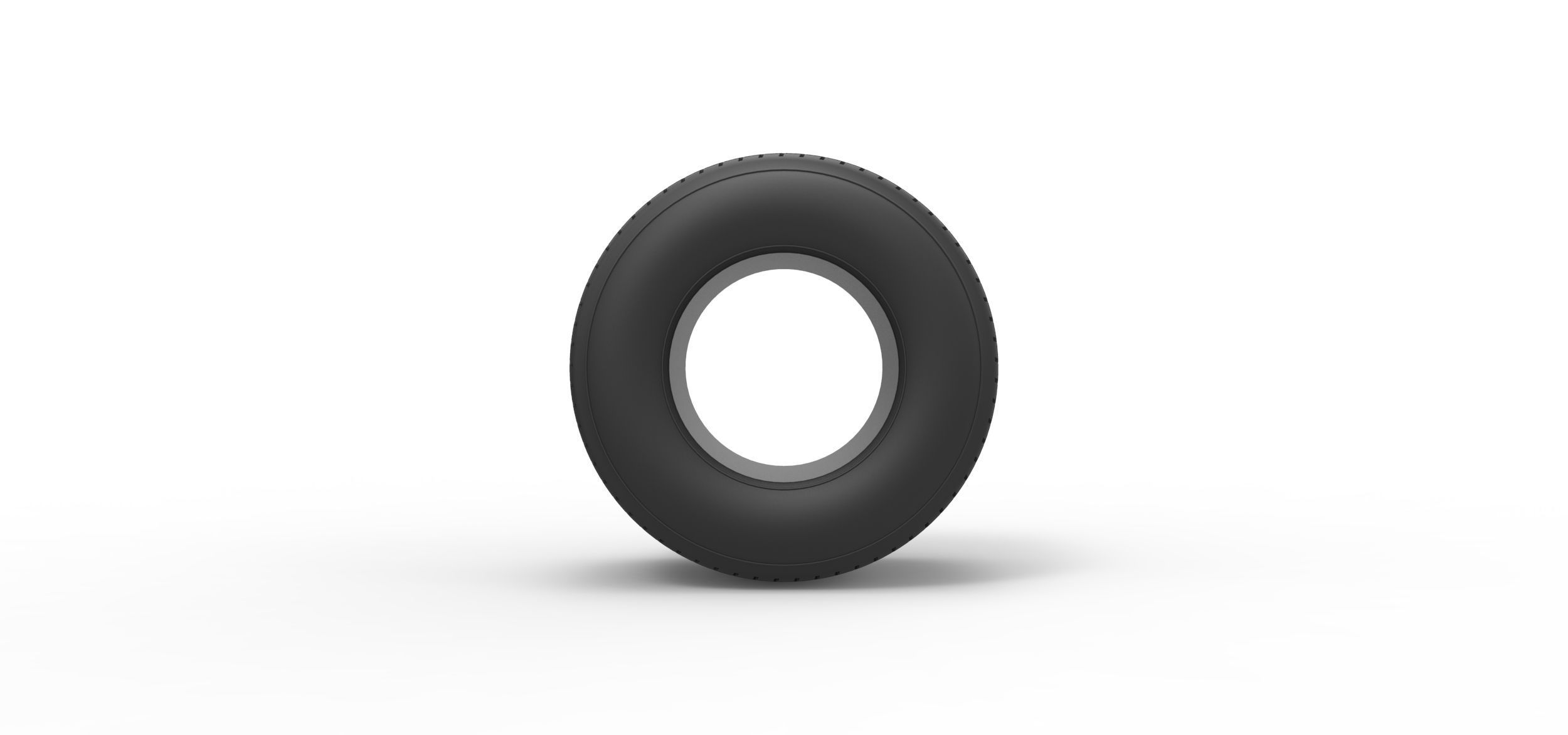 Dirt Sprint racing tire 10 Scale 1 to 25 3D print model_4