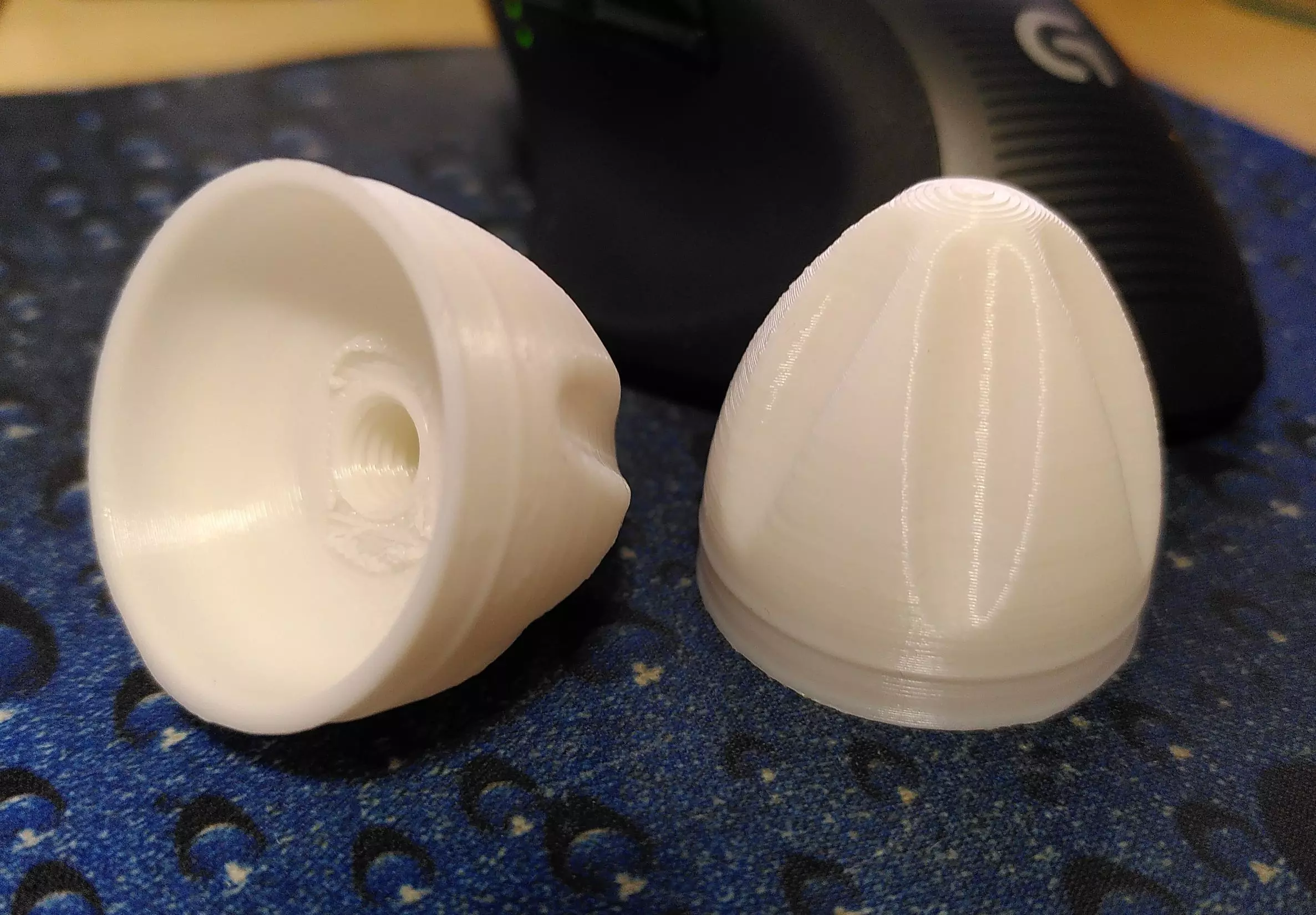 Toilet-Base Bolt Threaded Nut-Cover 3D print model