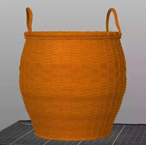Cesto de Fibra de Miriri 3D print model