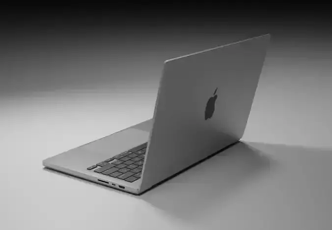 macbook pro 14-inch Low-poly 3D model