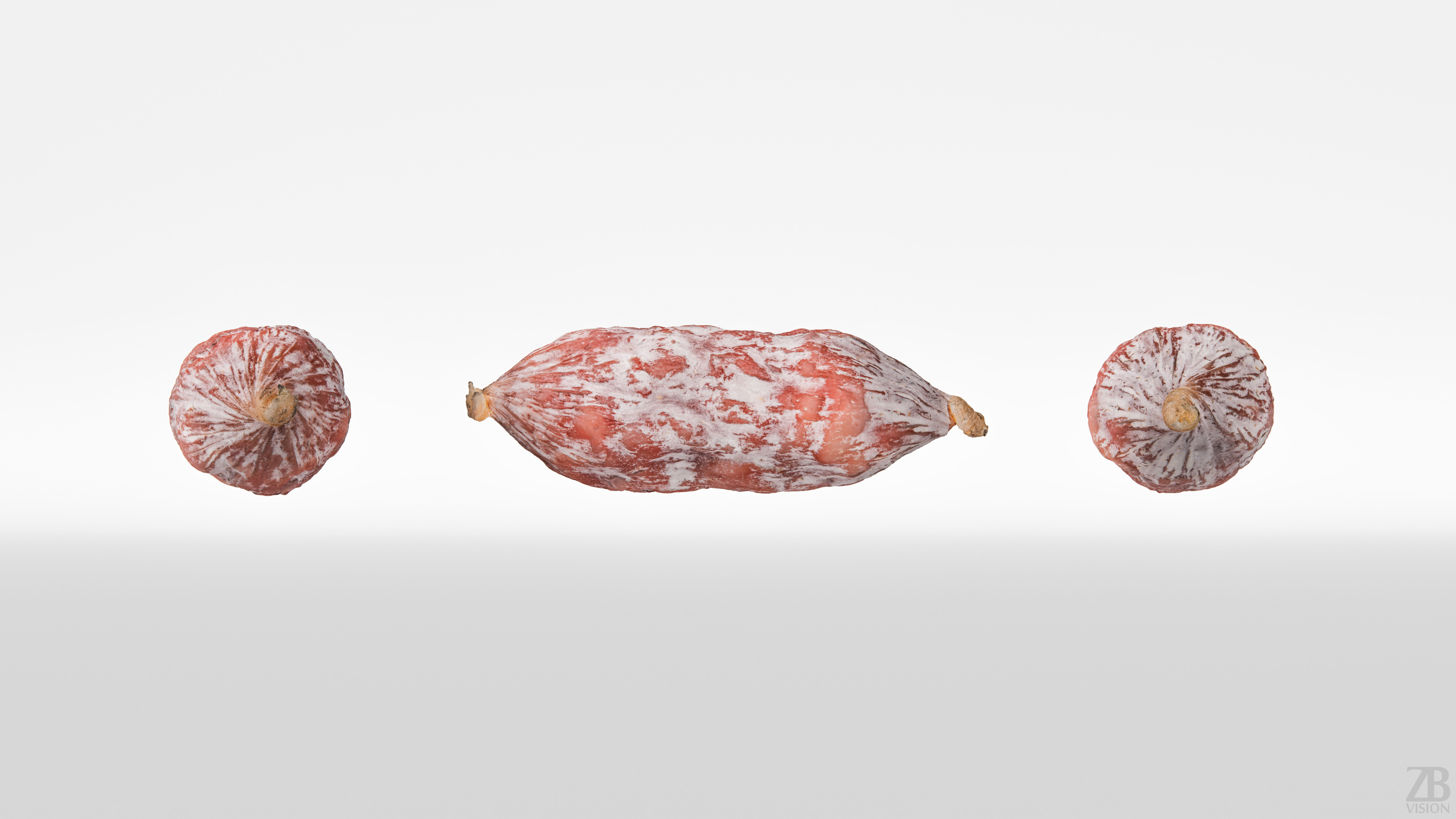 Fuet Salami 3D model_4