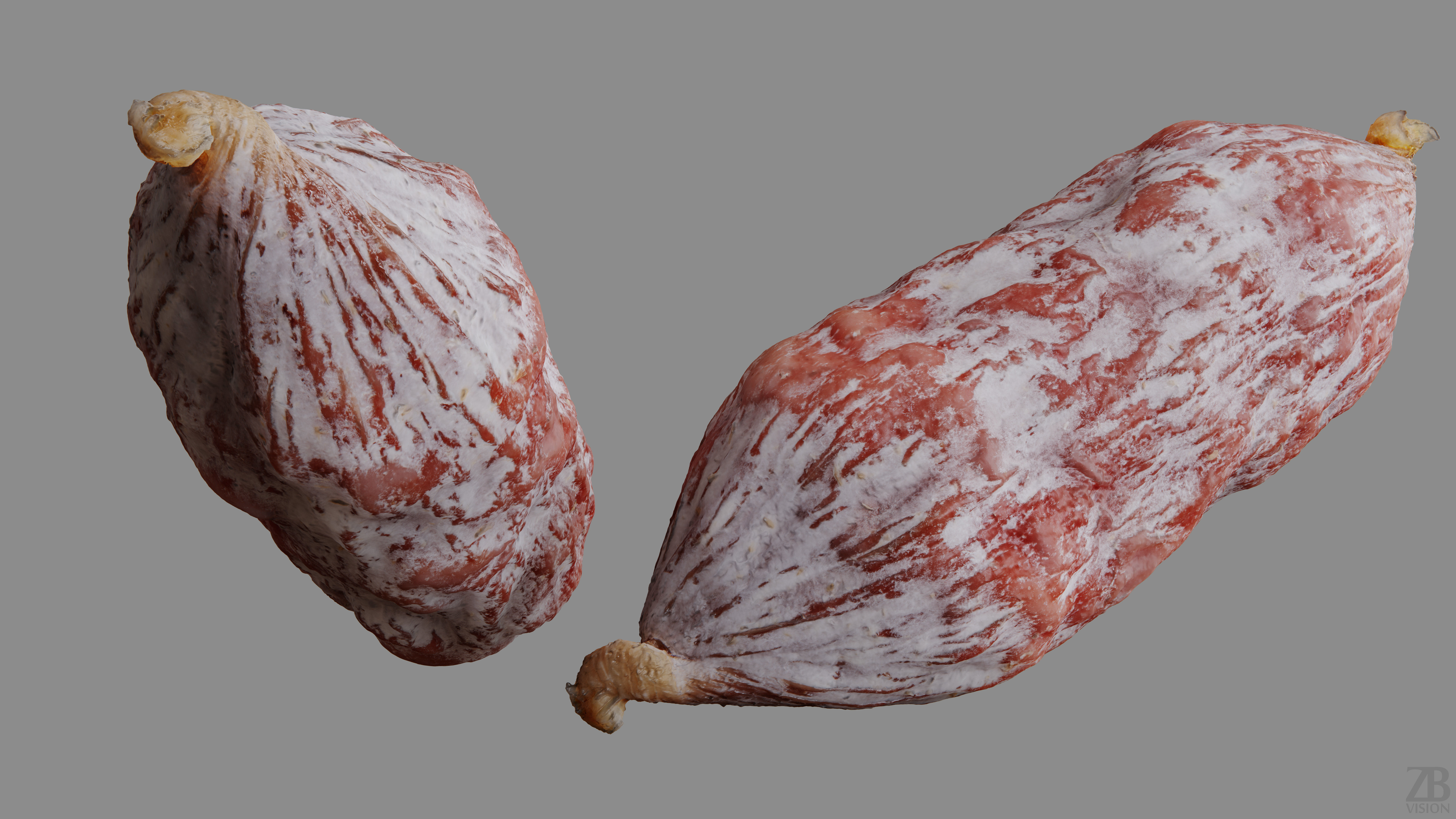 Fuet Salami 3D model_9