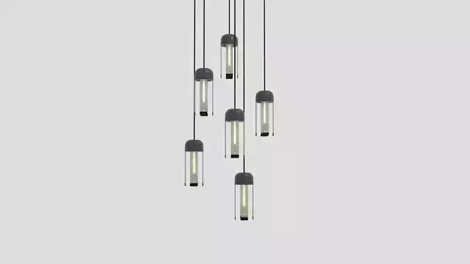 LivingRoom Lights 3D model
