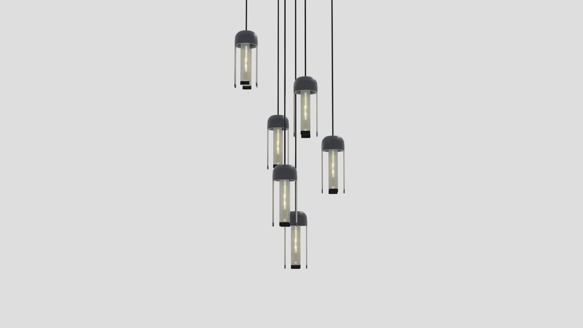 LivingRoom Lights 3D model_1