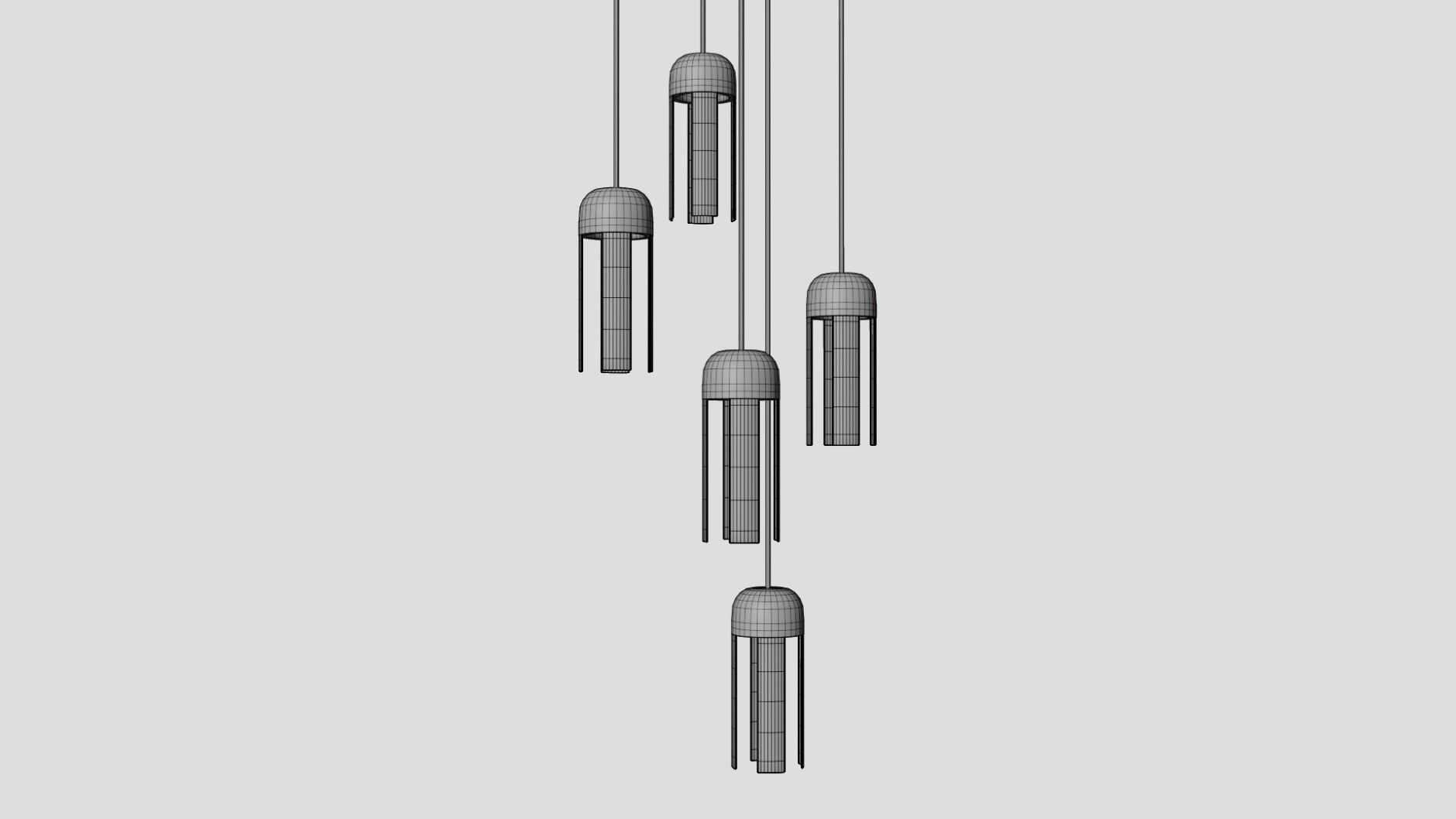 LivingRoom Lights 3D model_4