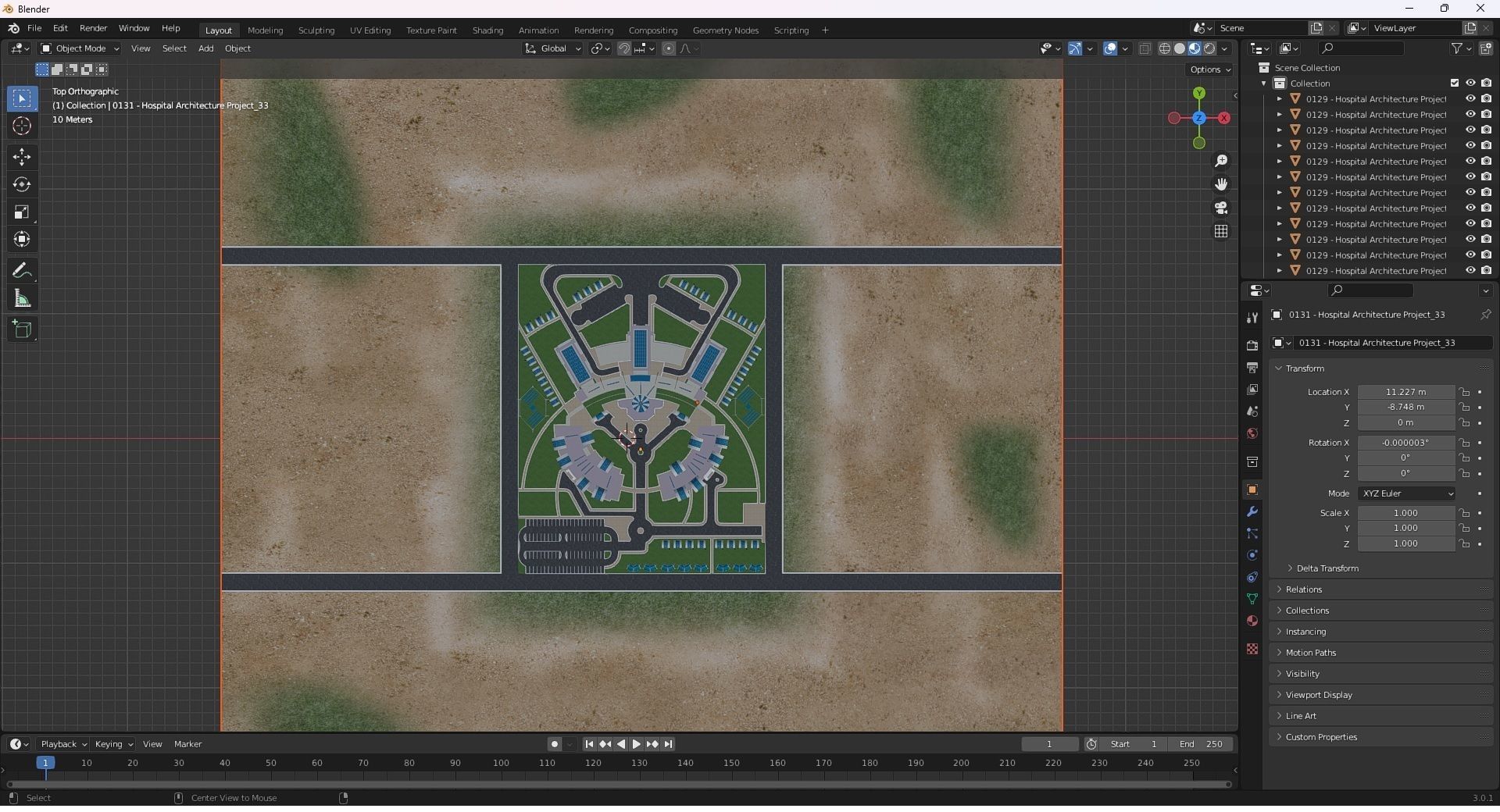 0131 - Hospital Architecture Project 3D model_28