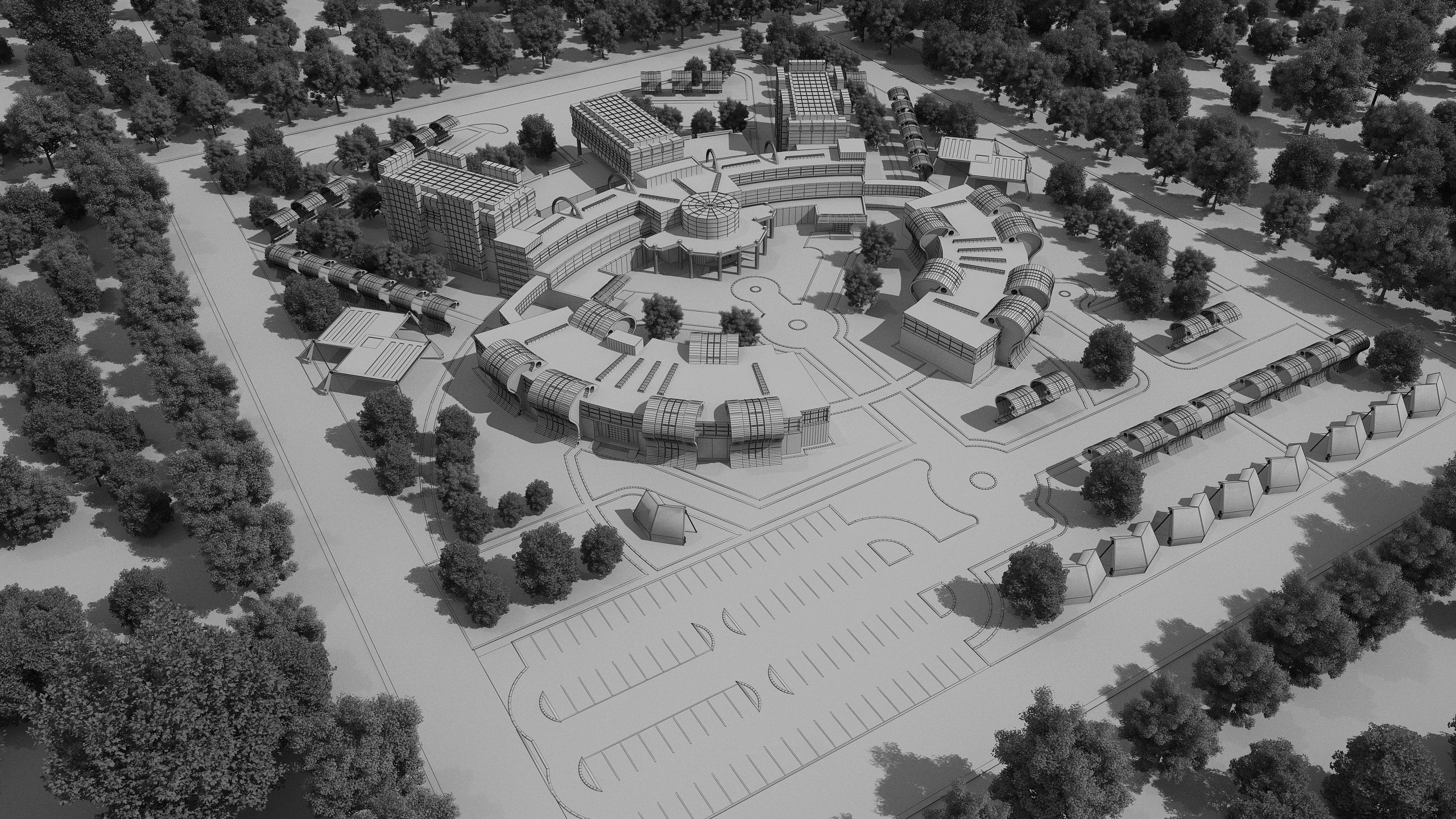 0131 - Hospital Architecture Project 3D model_13