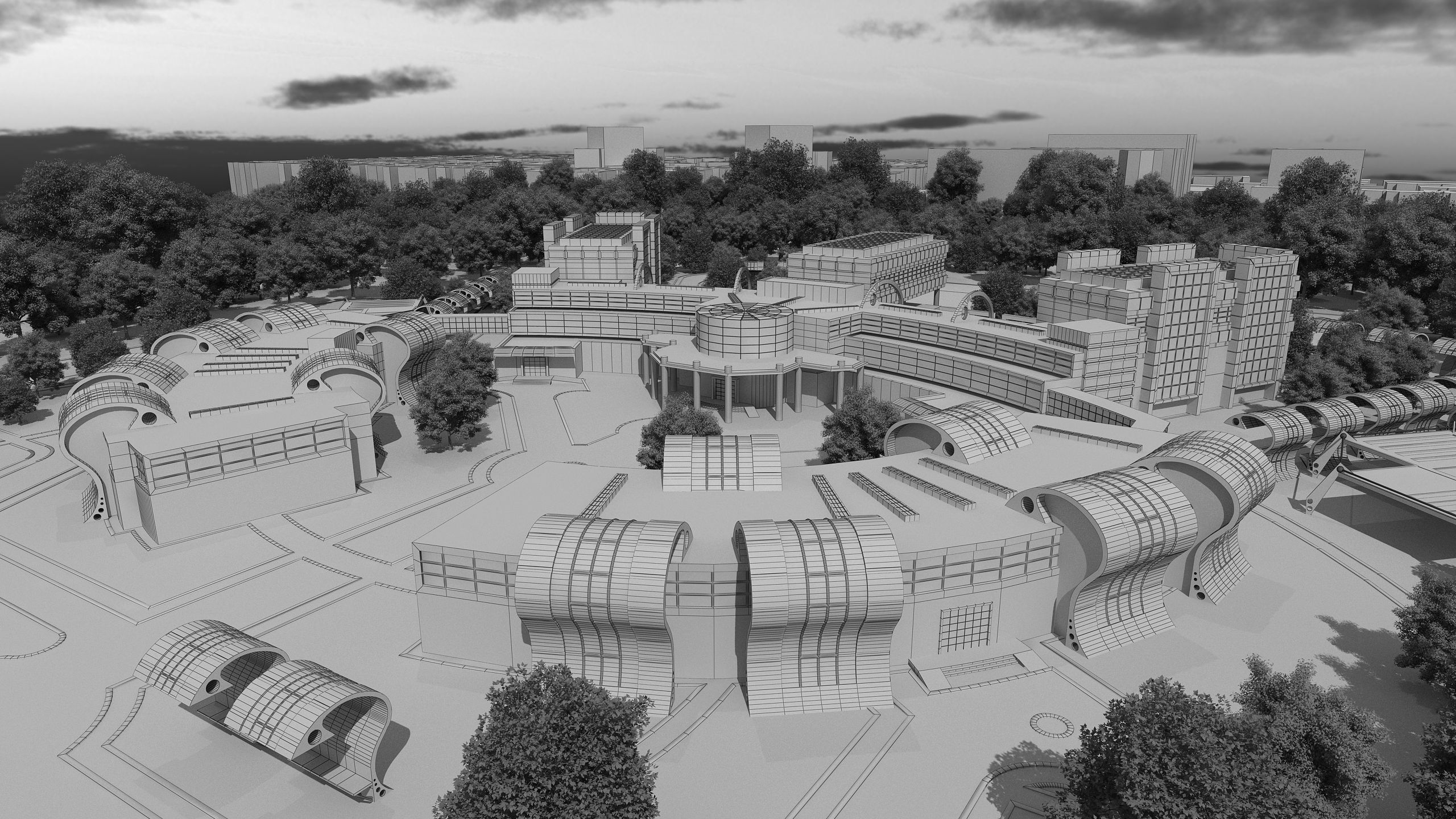 0131 - Hospital Architecture Project 3D model_16