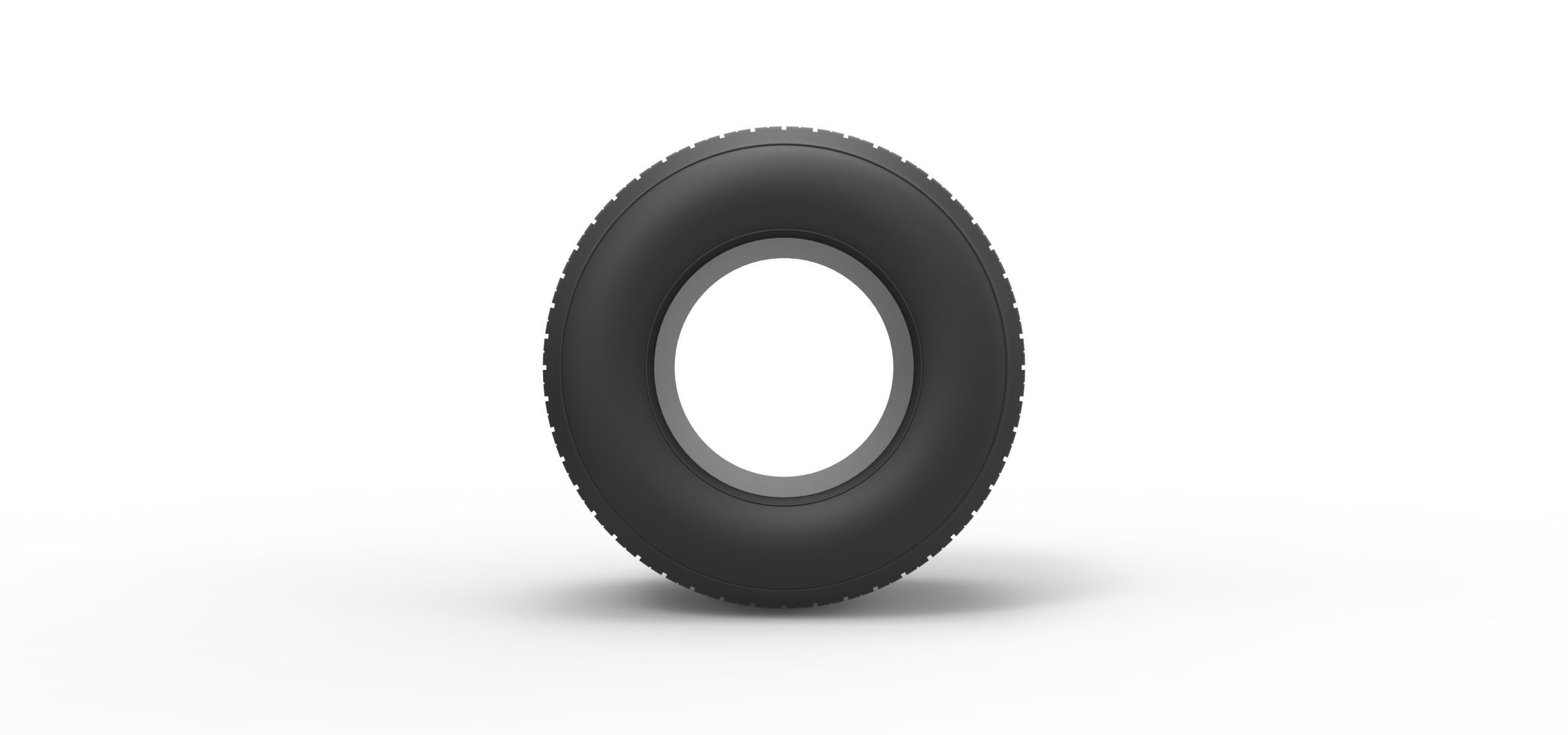 Dirt Sprint racing tire 13 Scale 1 to 25 3D print model_4