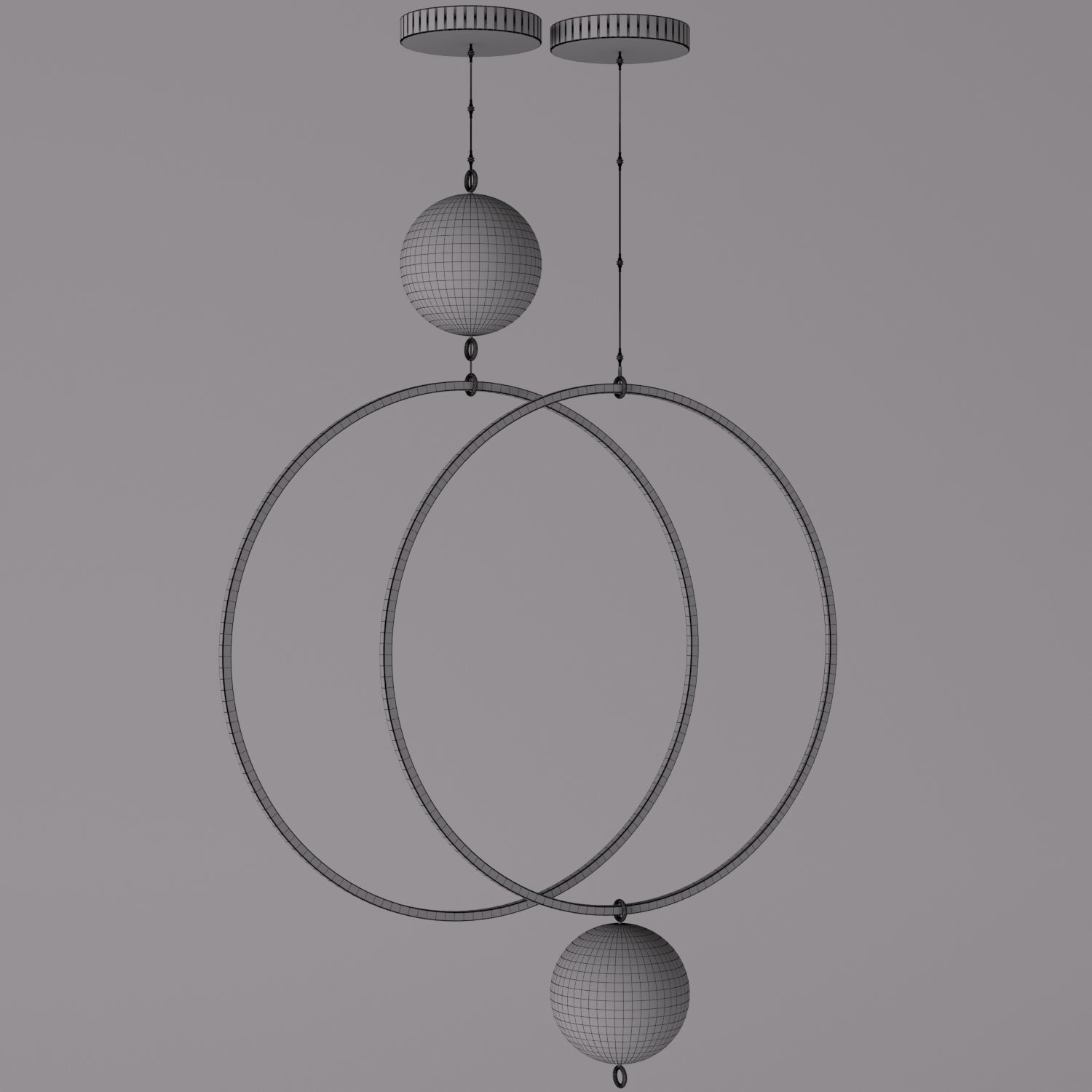 pendant ring light 3D model_4