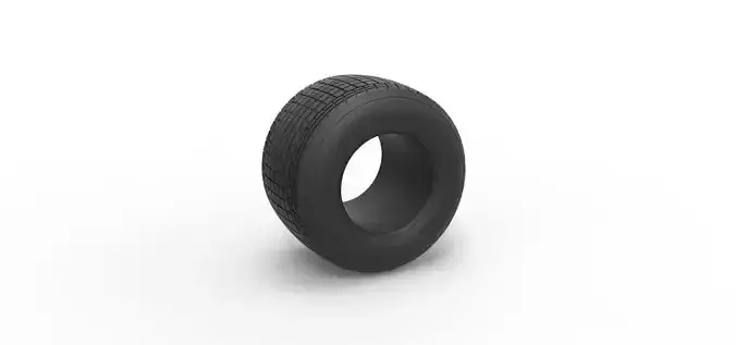Dirt Sprint racing tire 14 Scale 1 to 25