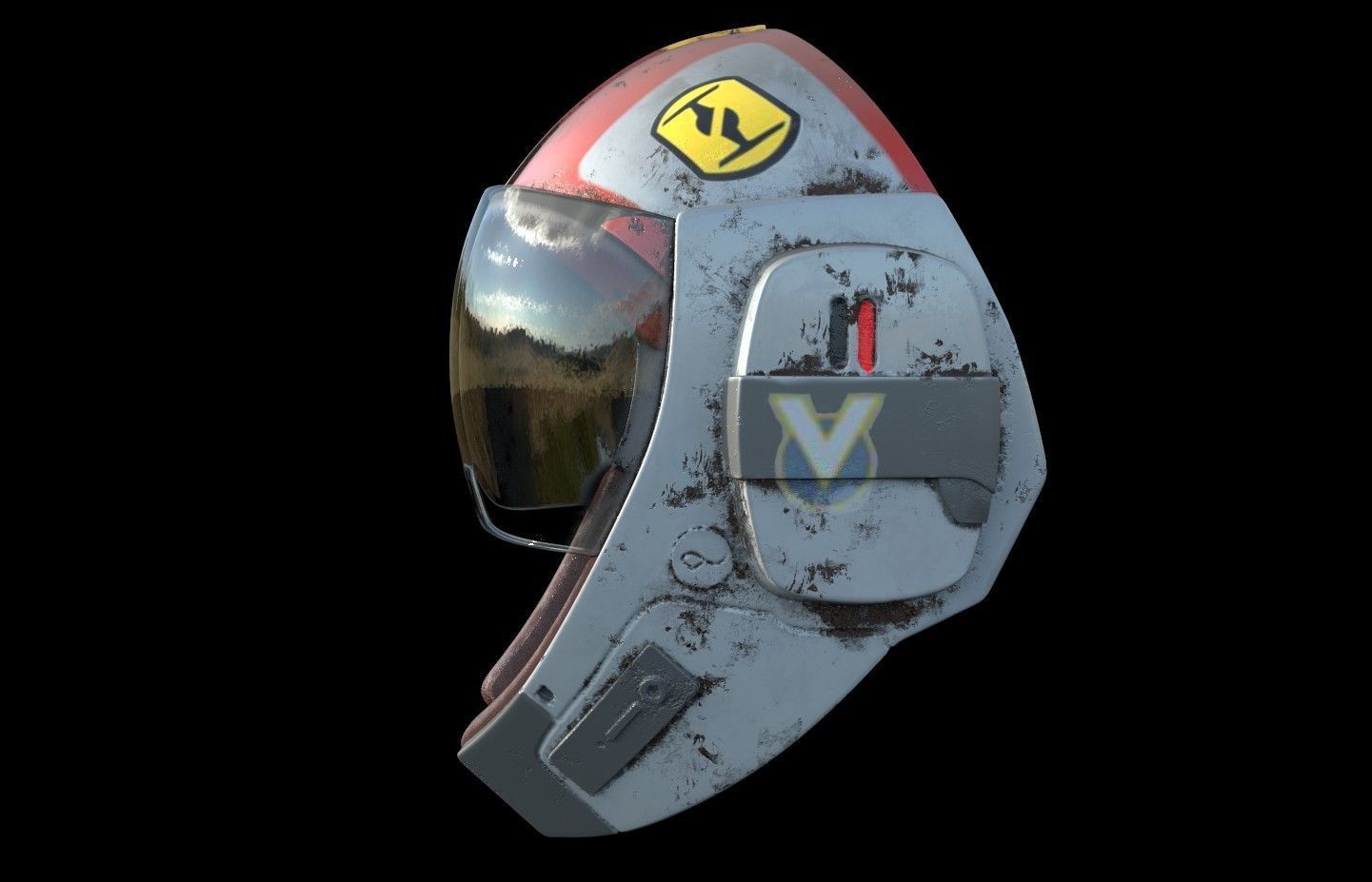 Hera Syndulla Phoenix Leader Helmet 3d digital download 3D print model_1