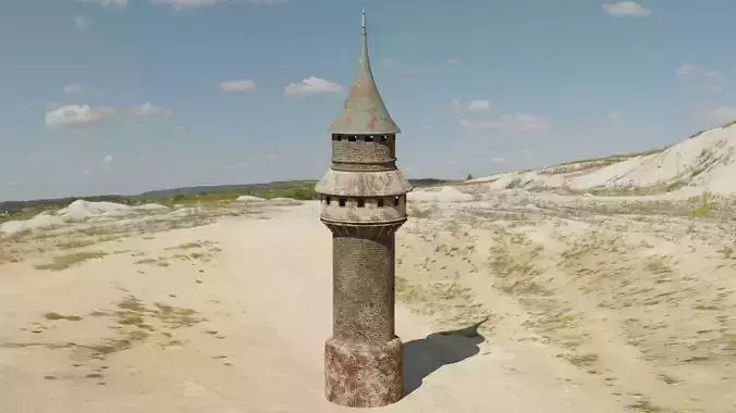 Castle tower 3D model