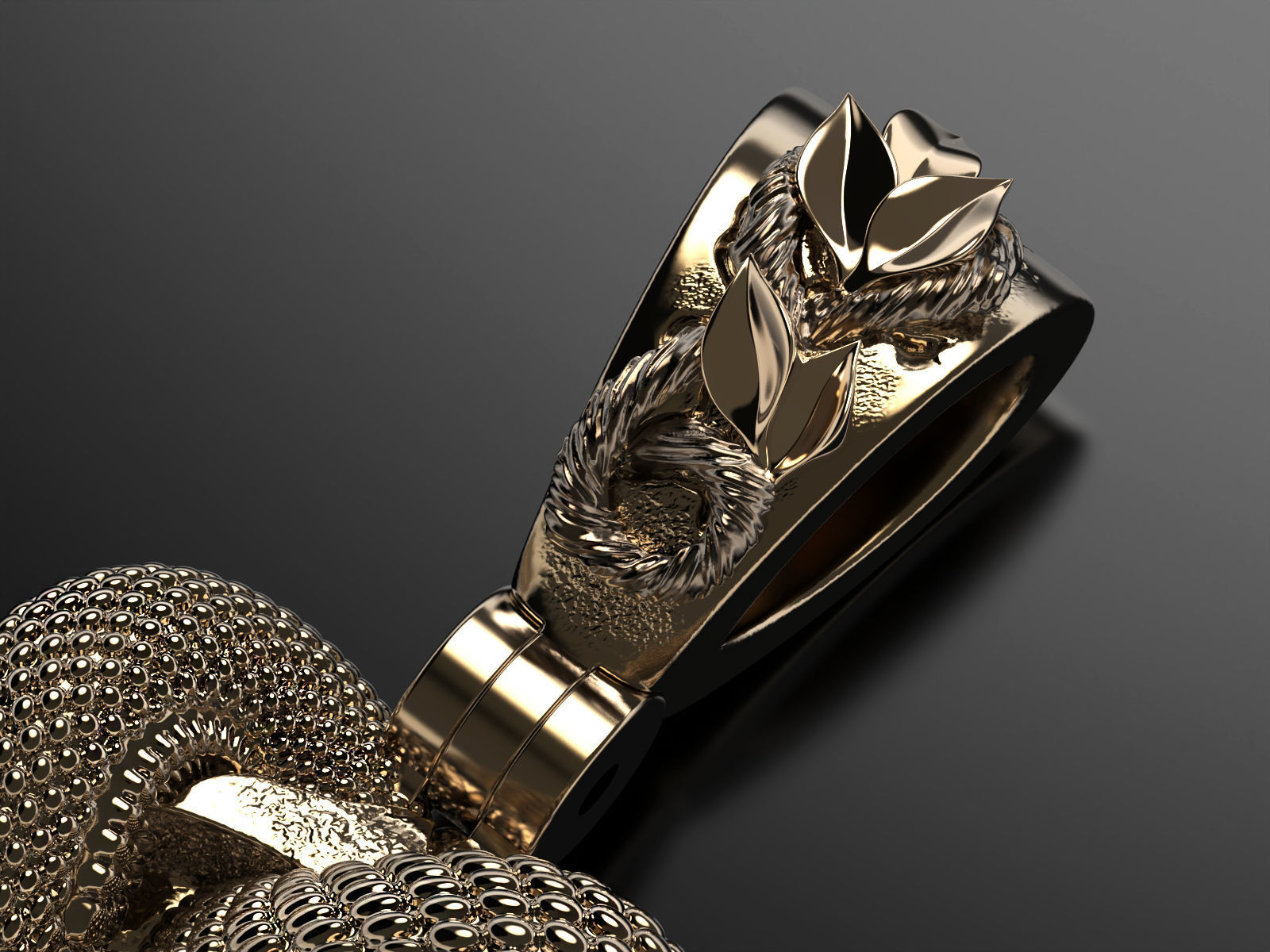 Eve pendant 3D print model_7