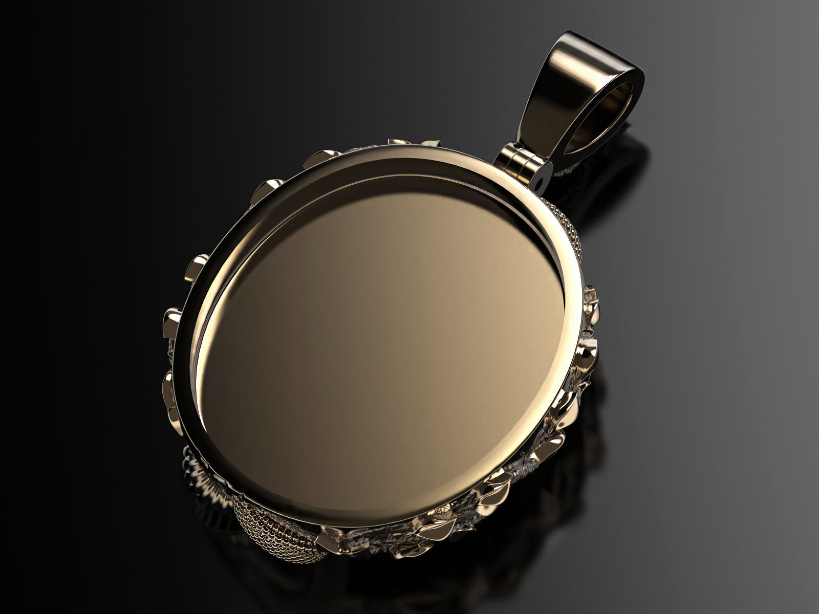 Eve pendant 3D print model_8