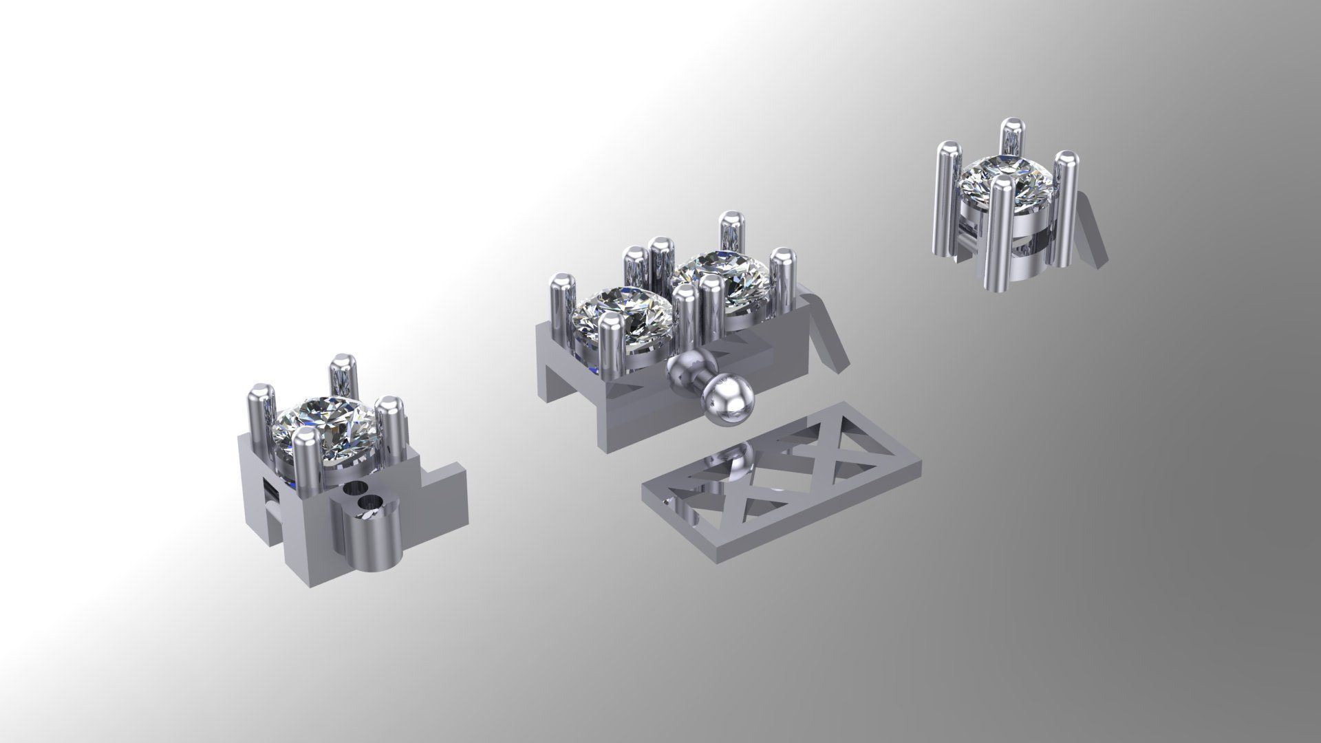 Pulseira riviera  3D print model_2