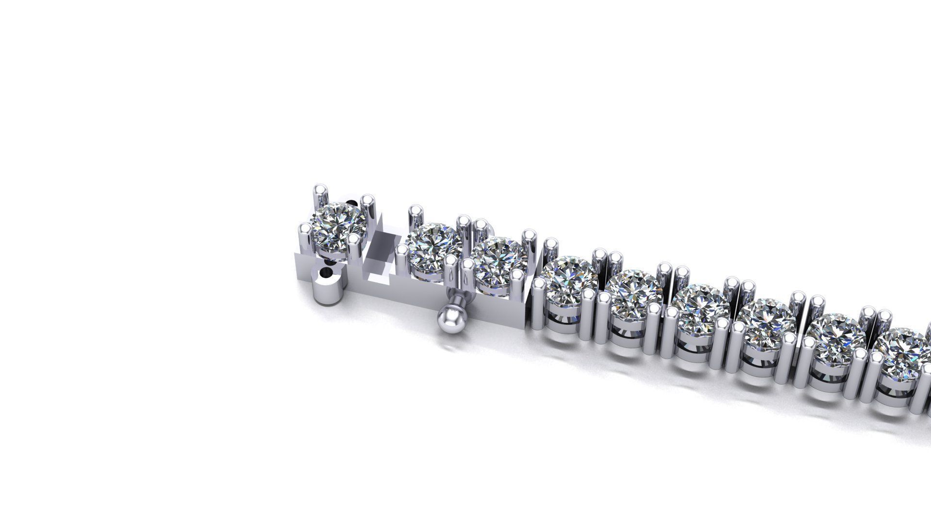 Pulseira riviera  3D print model_1