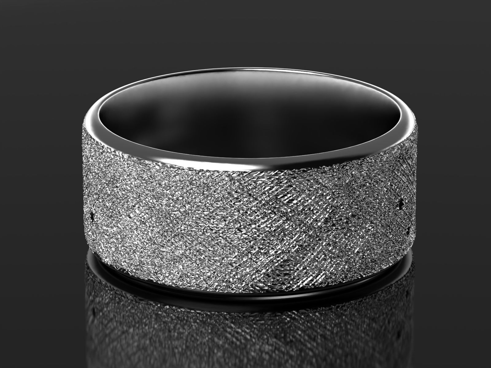 Aries zodiac constellation ring 3D print model_3