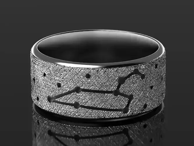 Leo ring 3D print model