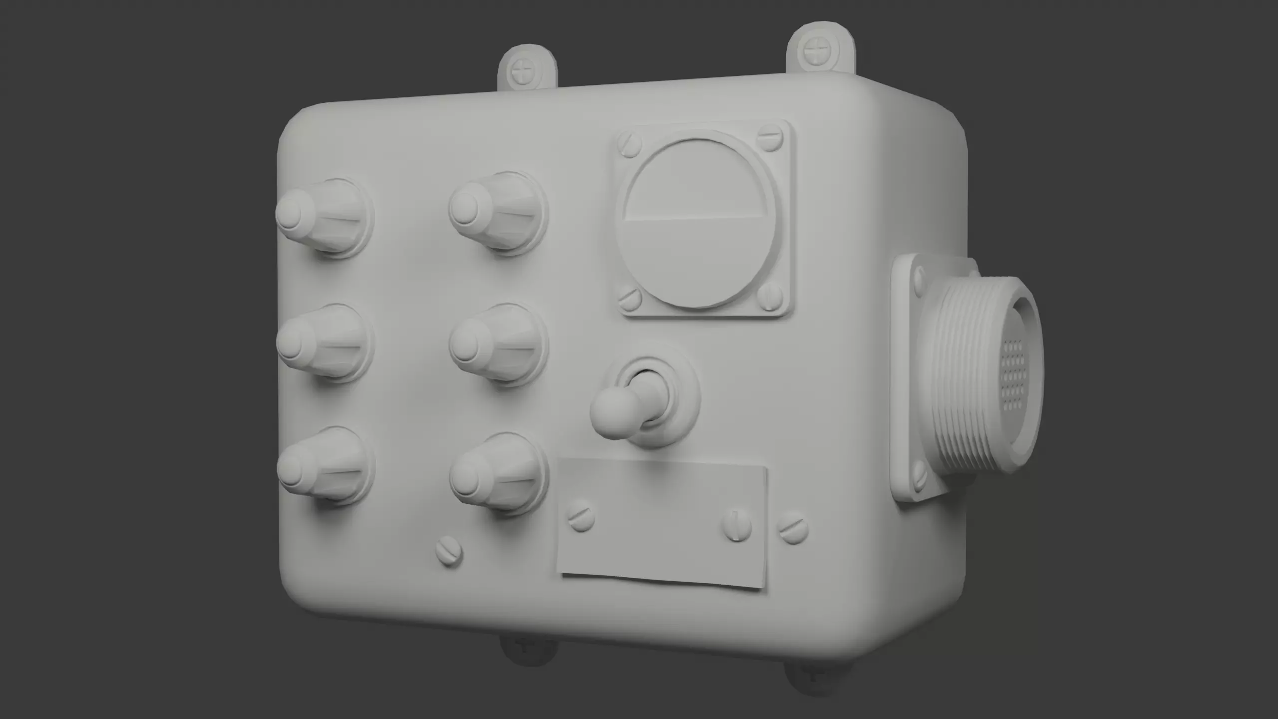 Panel control Free 3D model