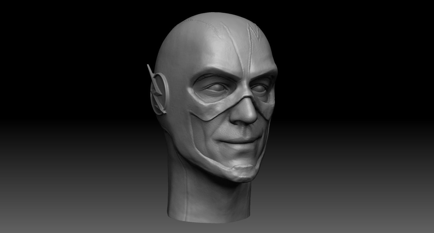 Reverse Flash Headsculpt 3D print model_1