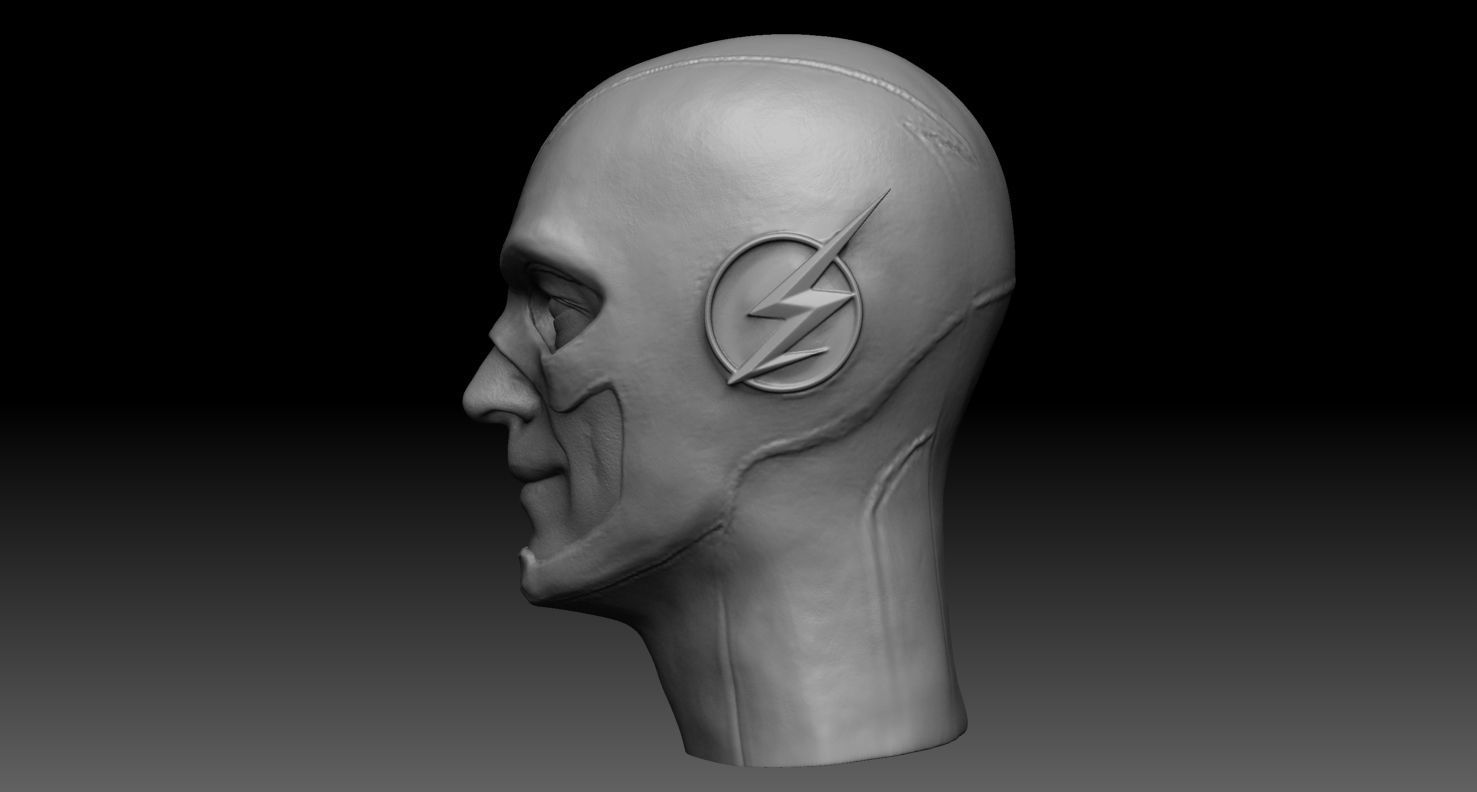 Reverse Flash Headsculpt 3D print model_3