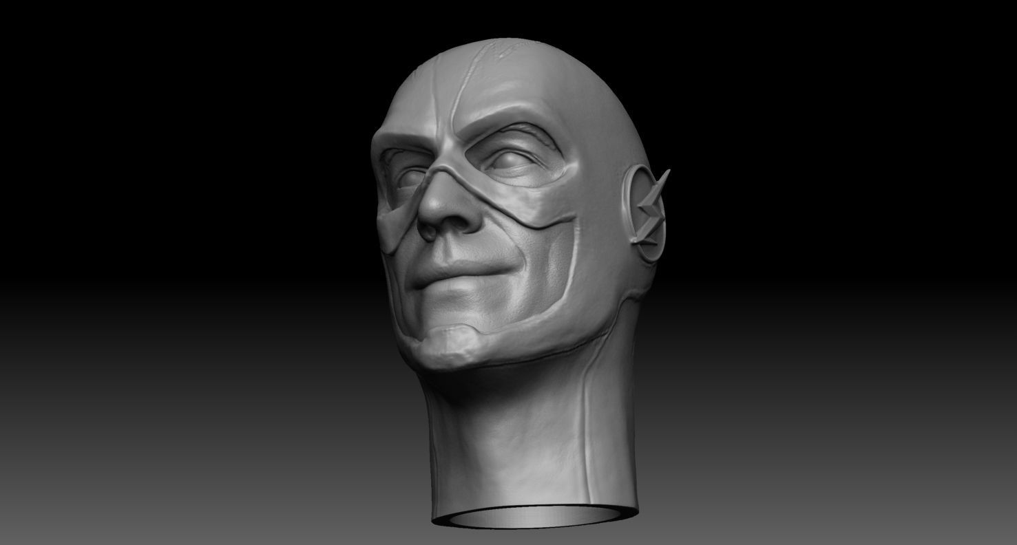 Reverse Flash Headsculpt 3D print model_2