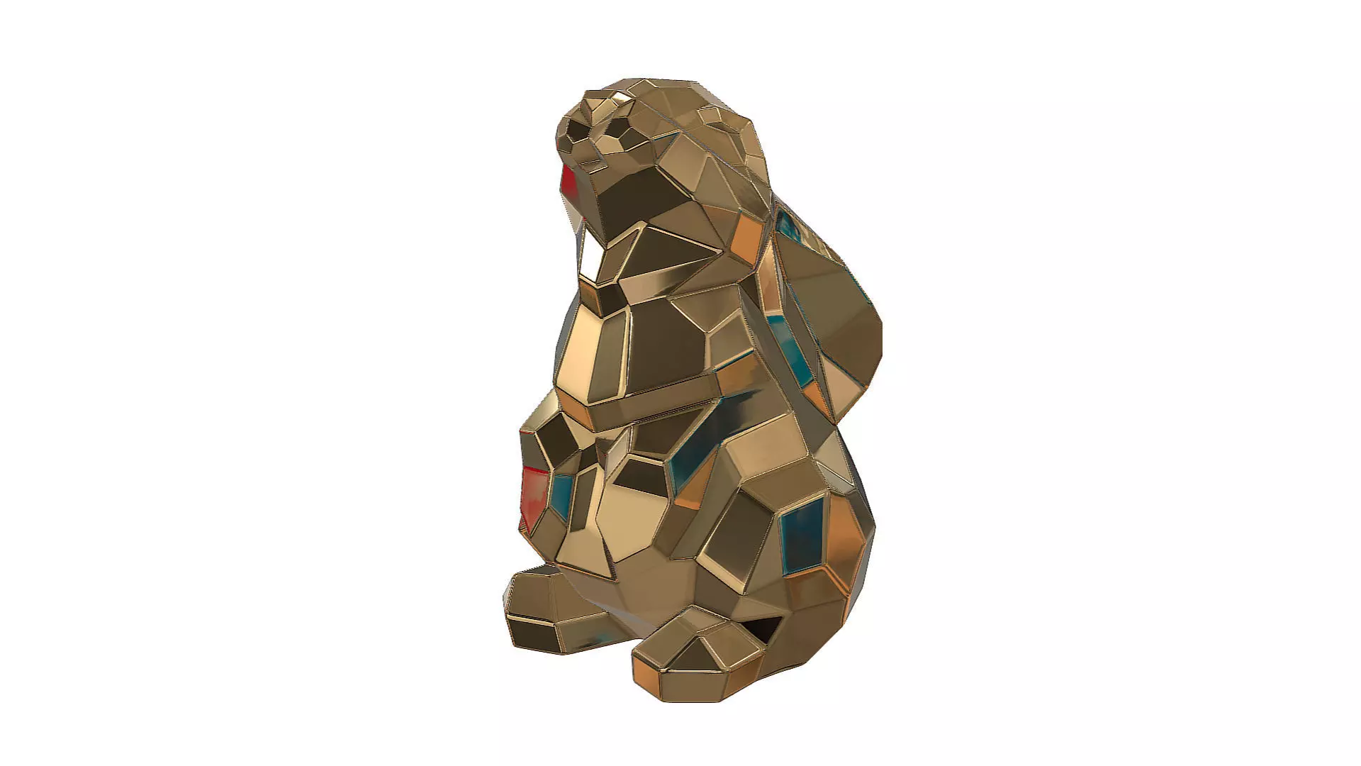 hare figure 3D print model