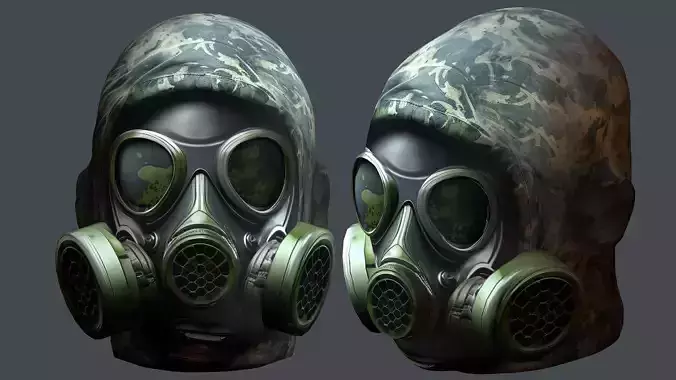 Helmet 3d model military combat Military Low-poly