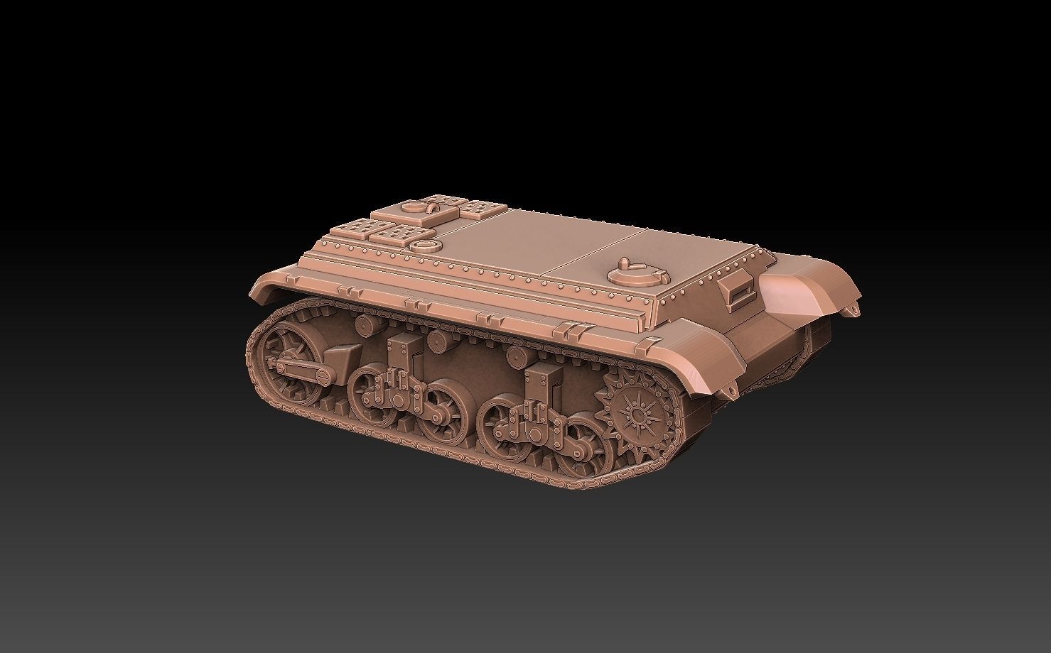 Tank Frames 3D print model_4