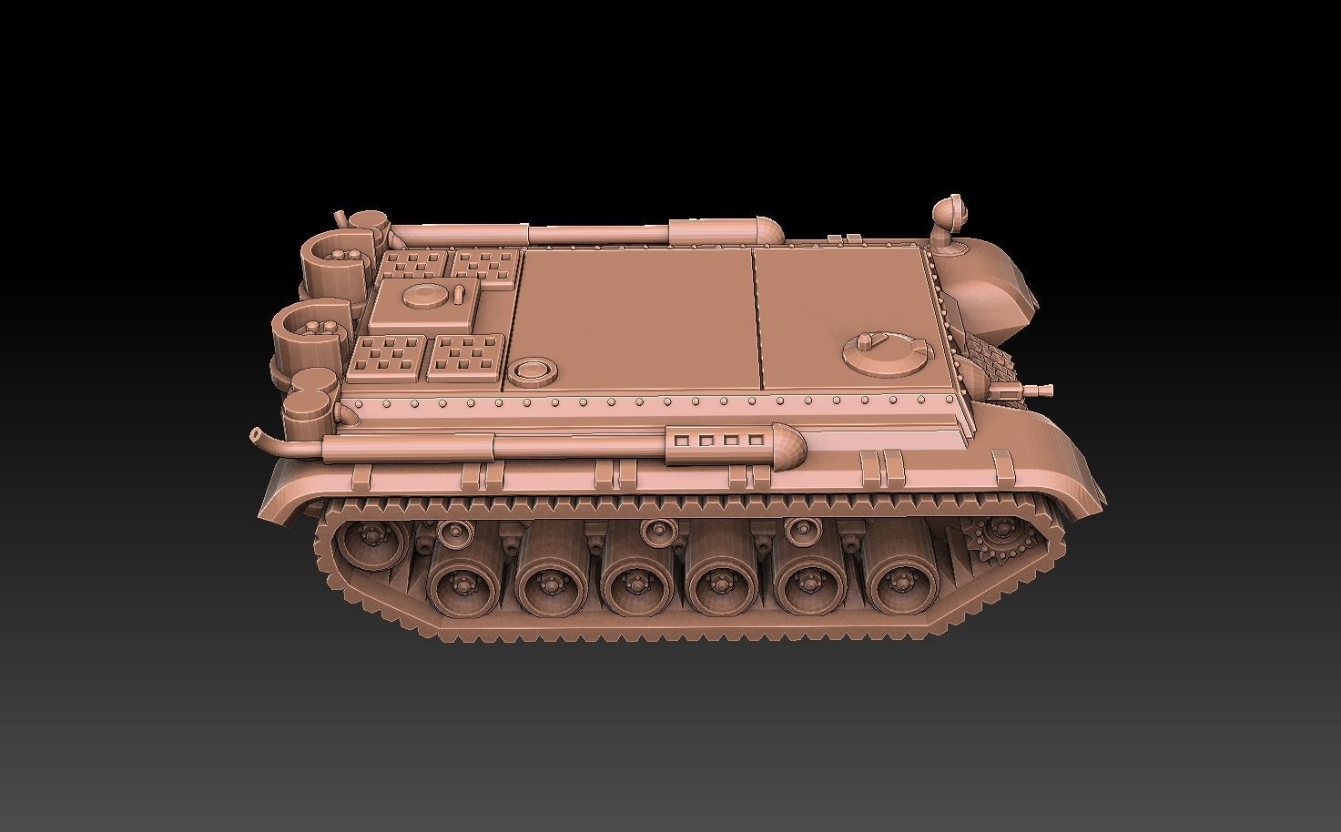 Tank Frames 3D print model_6