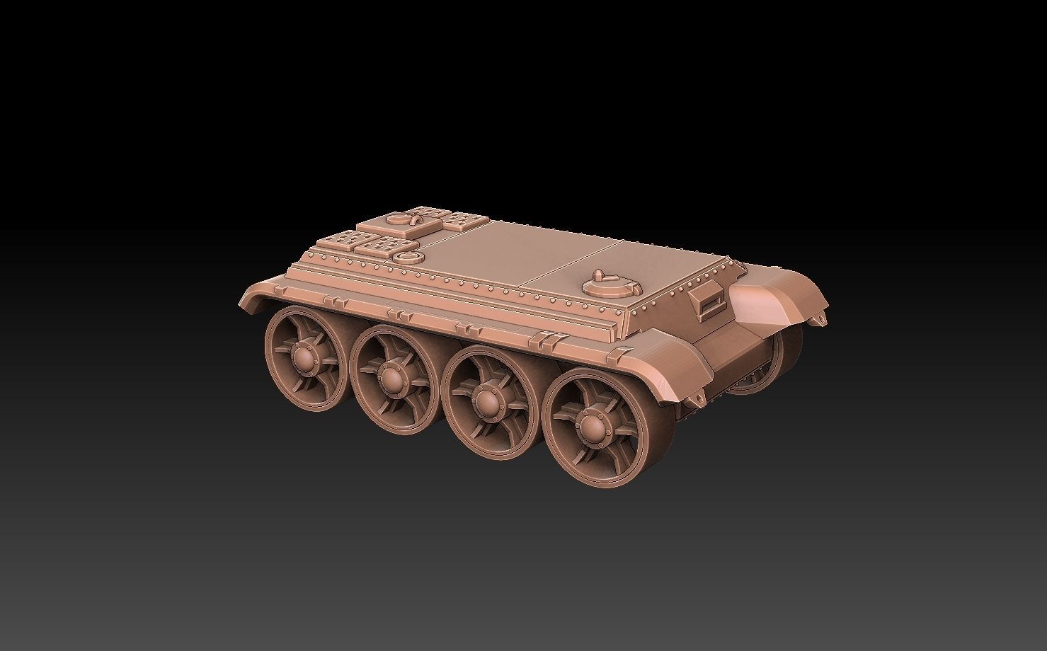 Tank Frames 3D print model_8