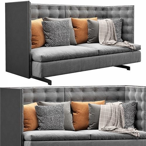 GranTorino HB Sofa 3D model 6