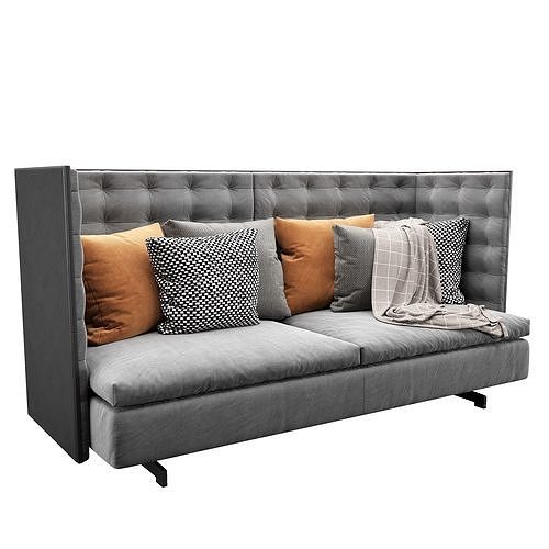 GranTorino HB Sofa 3D model 4