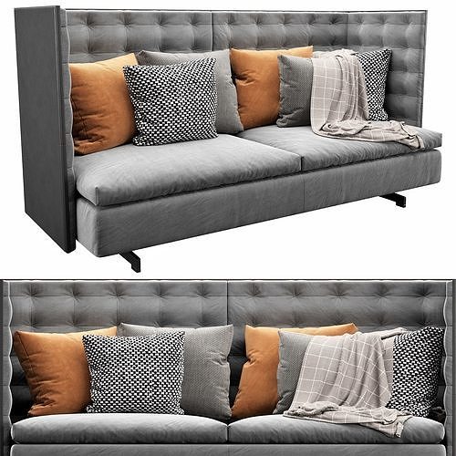 GranTorino HB Sofa 3D model 2