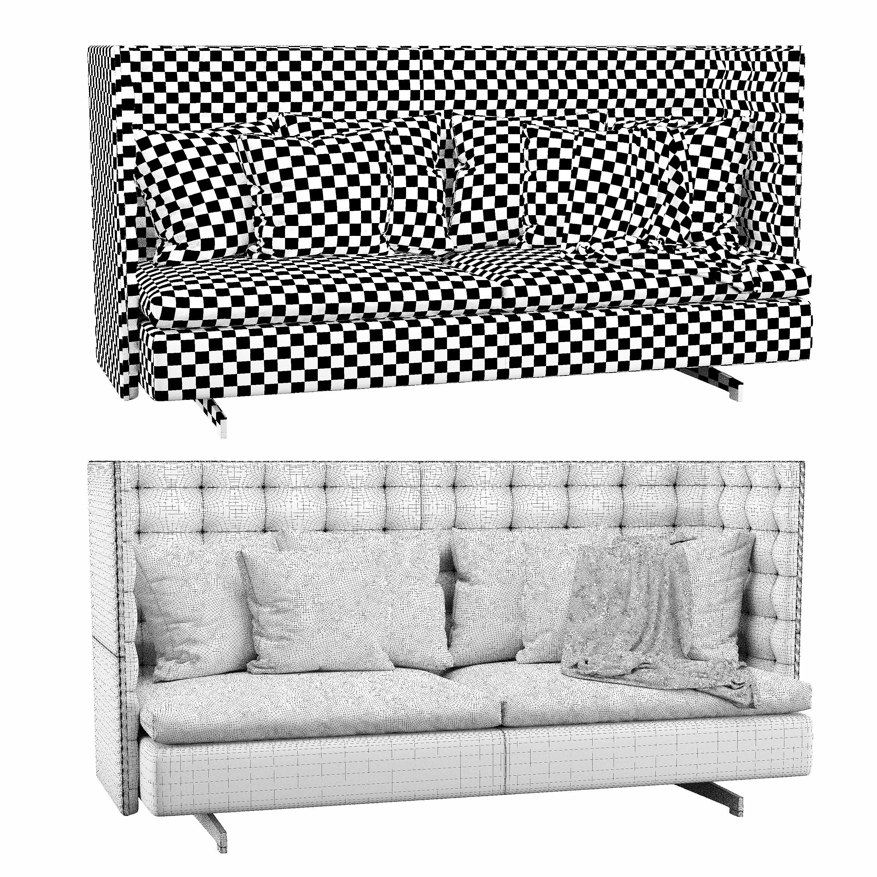 GranTorino HB Sofa 3D model_12