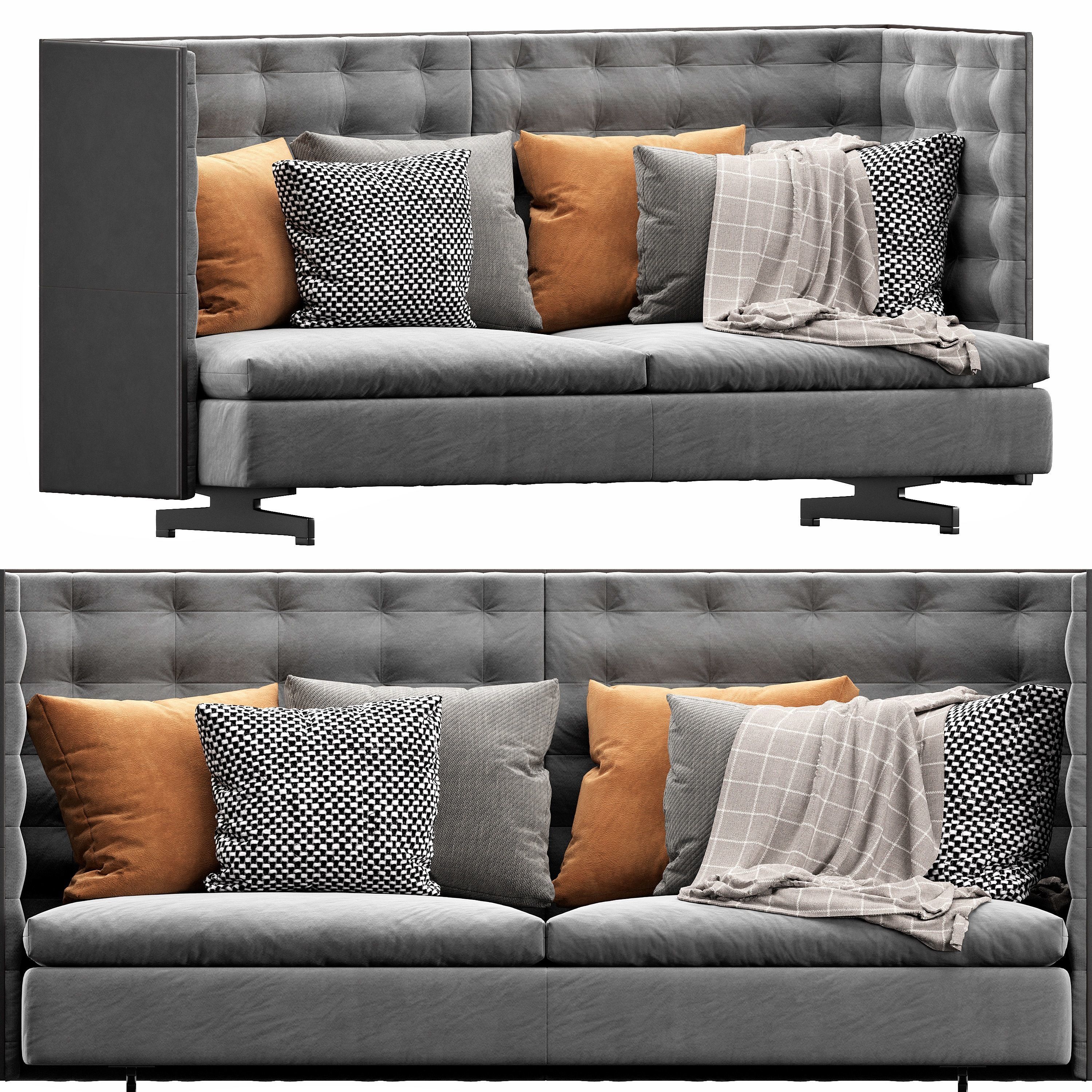 GranTorino HB Sofa 3D model_6