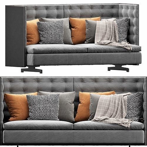 GranTorino HB Sofa 3D model 7