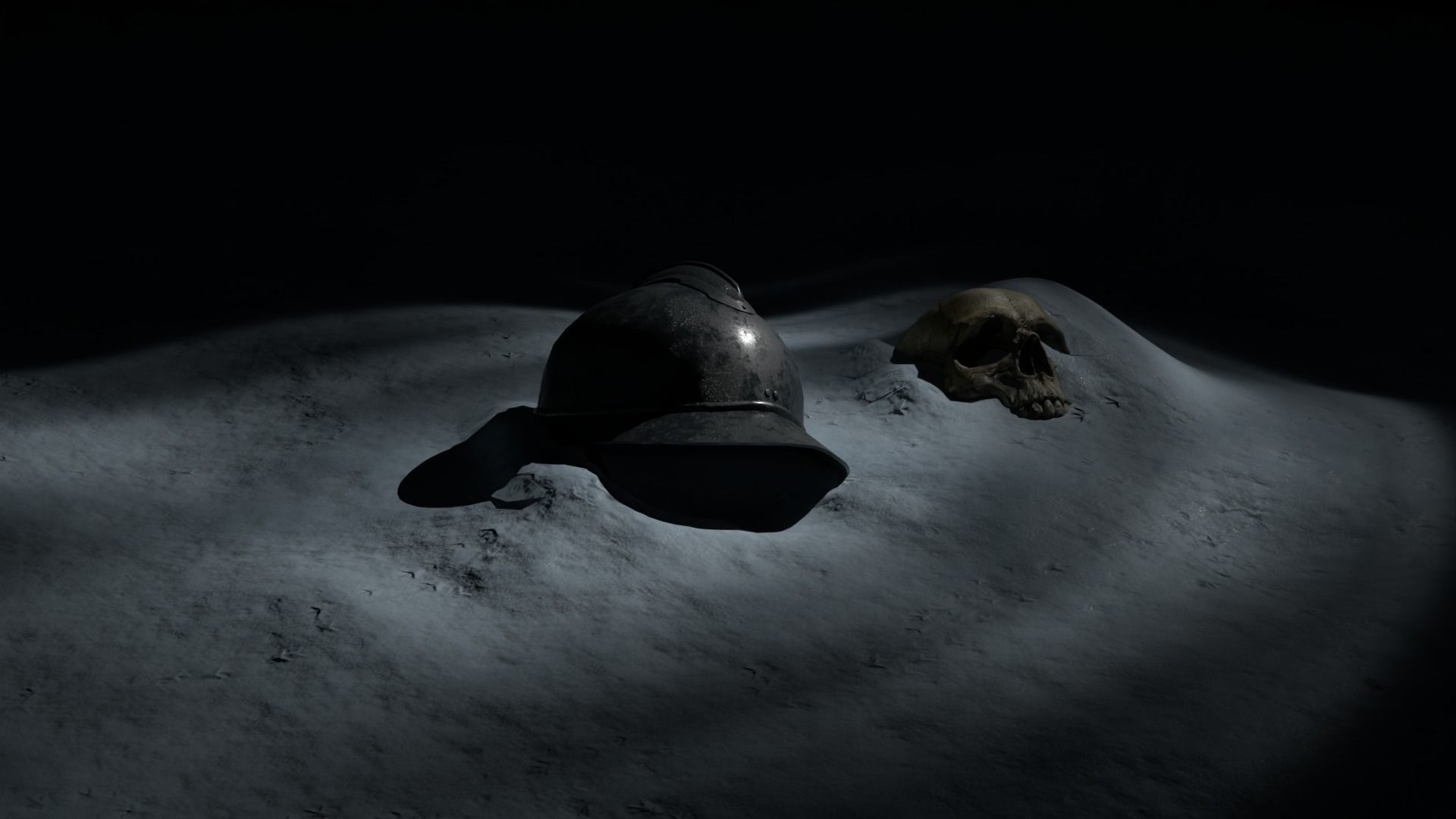 Adrian helmet - WW1  WW2 - V1 Low-poly 3D model_9