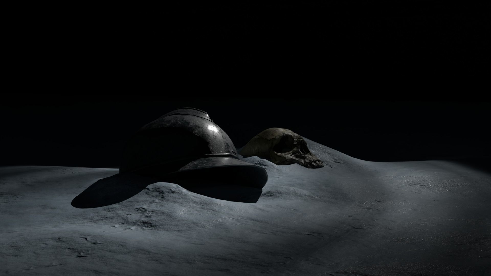 Adrian helmet - WW1  WW2 - V1 Low-poly 3D model_6