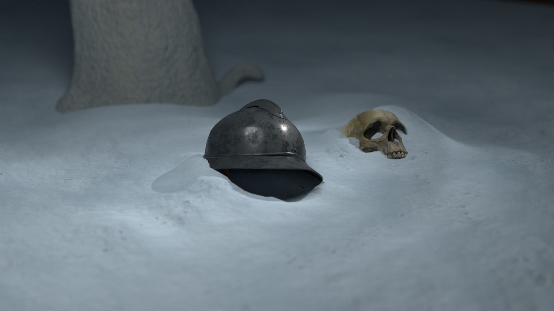 Adrian helmet - WW1  WW2 - V1 Low-poly 3D model_10