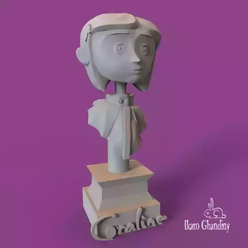 Coralines Bust 3D print model